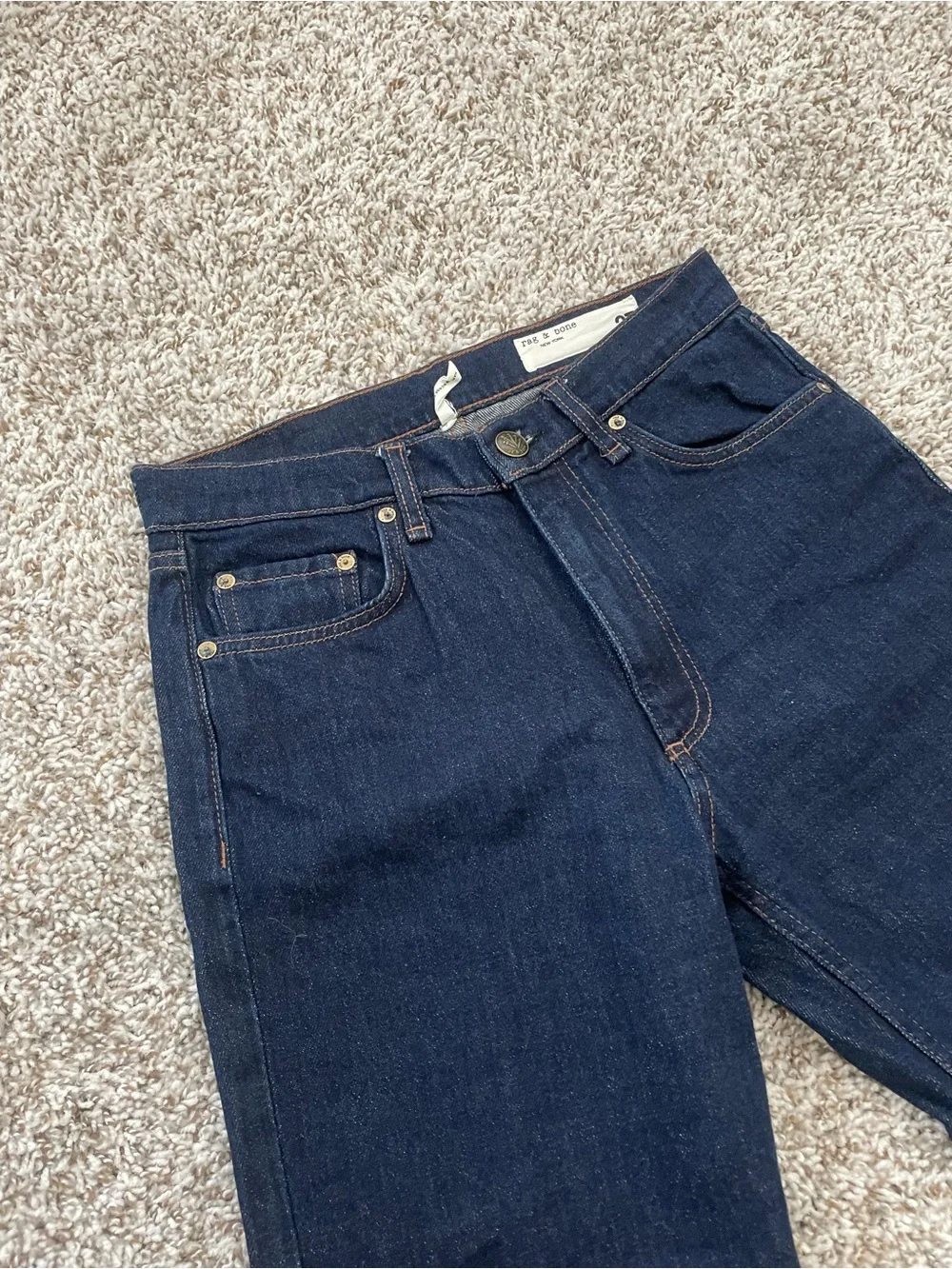rag & bone Harlow Mid-Rise Ankle Straight Jeans Women’s 27 - Picture 2 of 8